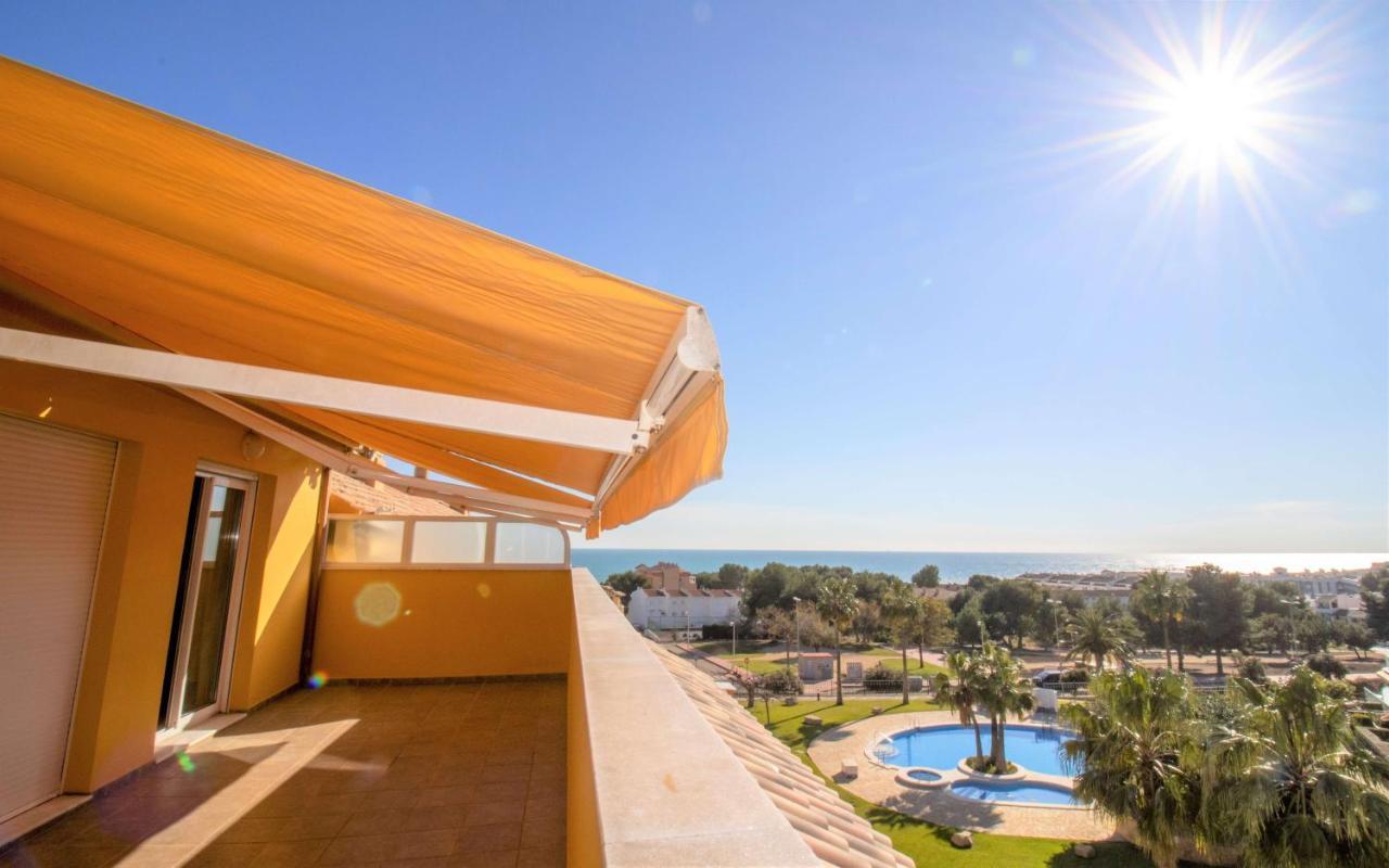 Atico Con Vistas Al Mar , Wifi Y Piscina - Sierra Irta Albert Villas Alcoceber Exterior photo